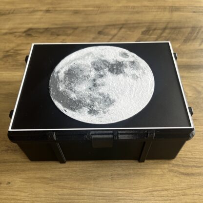 Boite de rangement avec modèle du Puzzle de la Lune